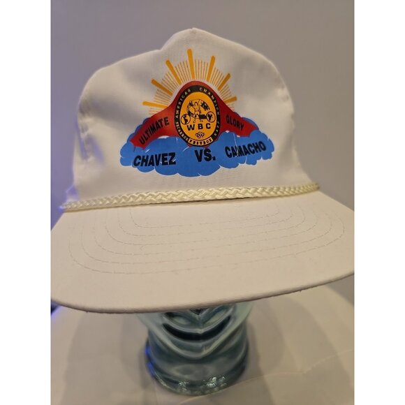 Vintage 1992 Julio Cesar Chavez V Hector MachoCamacho Baseball Hat NEW Deadstock - Picture 5 of 6
